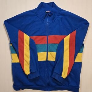 LEGO x Target Blue Men's Color Block Stripe Zip-Up Track Jacket Size X-Large